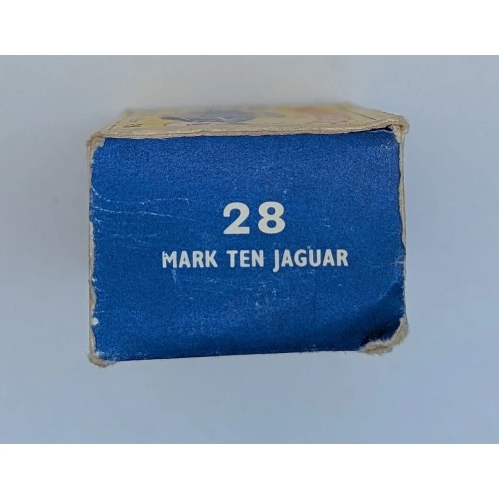 Matchbox Lesney No 28 Mark Ten Jaguar Metallic Brown Diecast Car Original Box